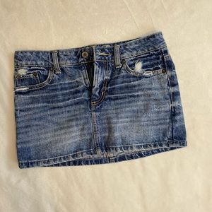 American Eagle Jean Mini Skirt